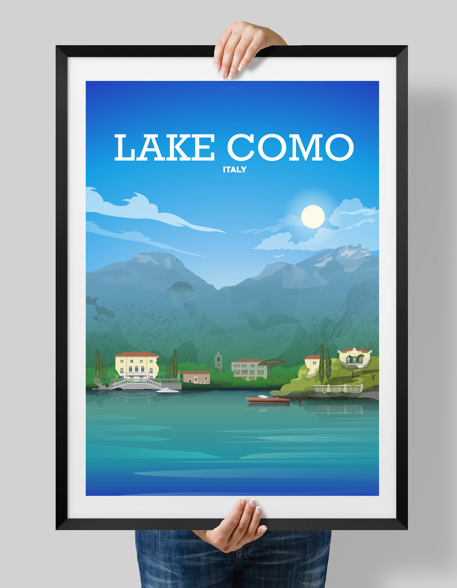 Lake Como Italy, Lake Como Poster, Italy Print