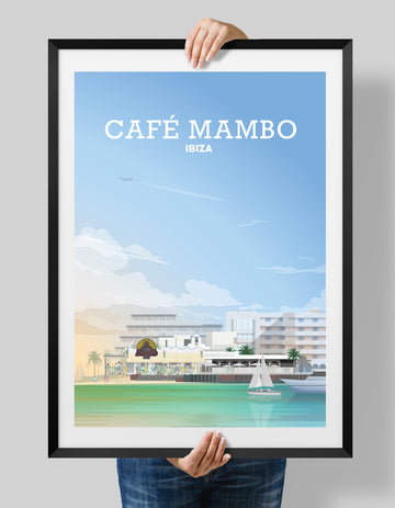 Cafe Mambo Print, San Antonio Ibiza, Ibiza Poster