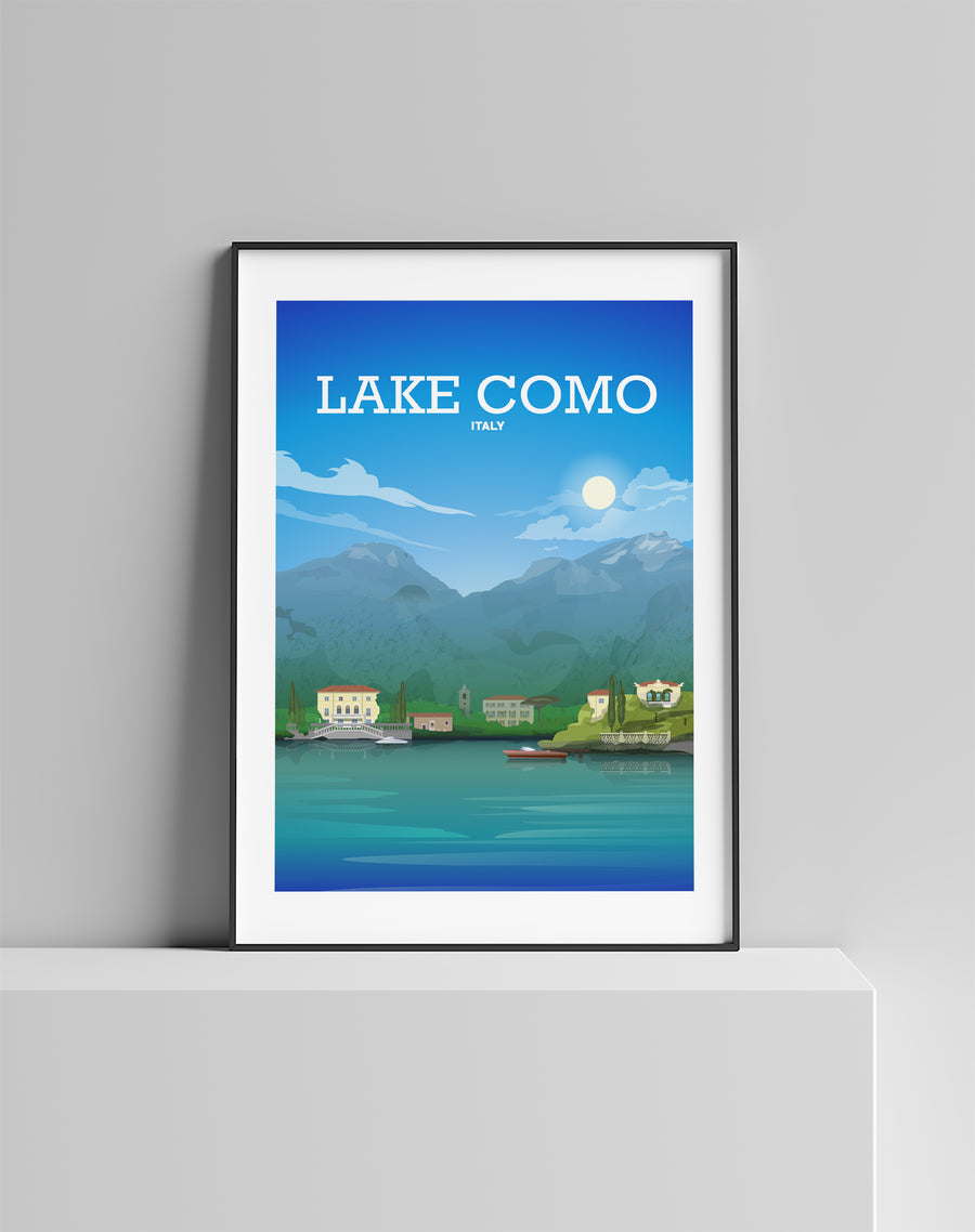 Lake Como Italy, Lake Como Poster, Italy Print