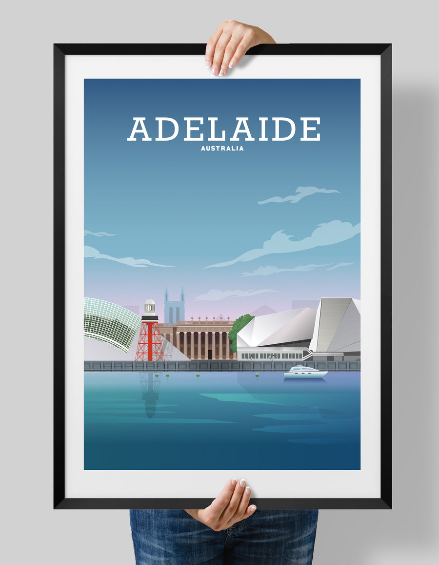Adelaide Australia Print, Adelaide Poster