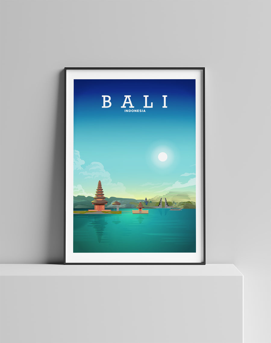Bali Poster, Bali Travel Print, Bali Art
