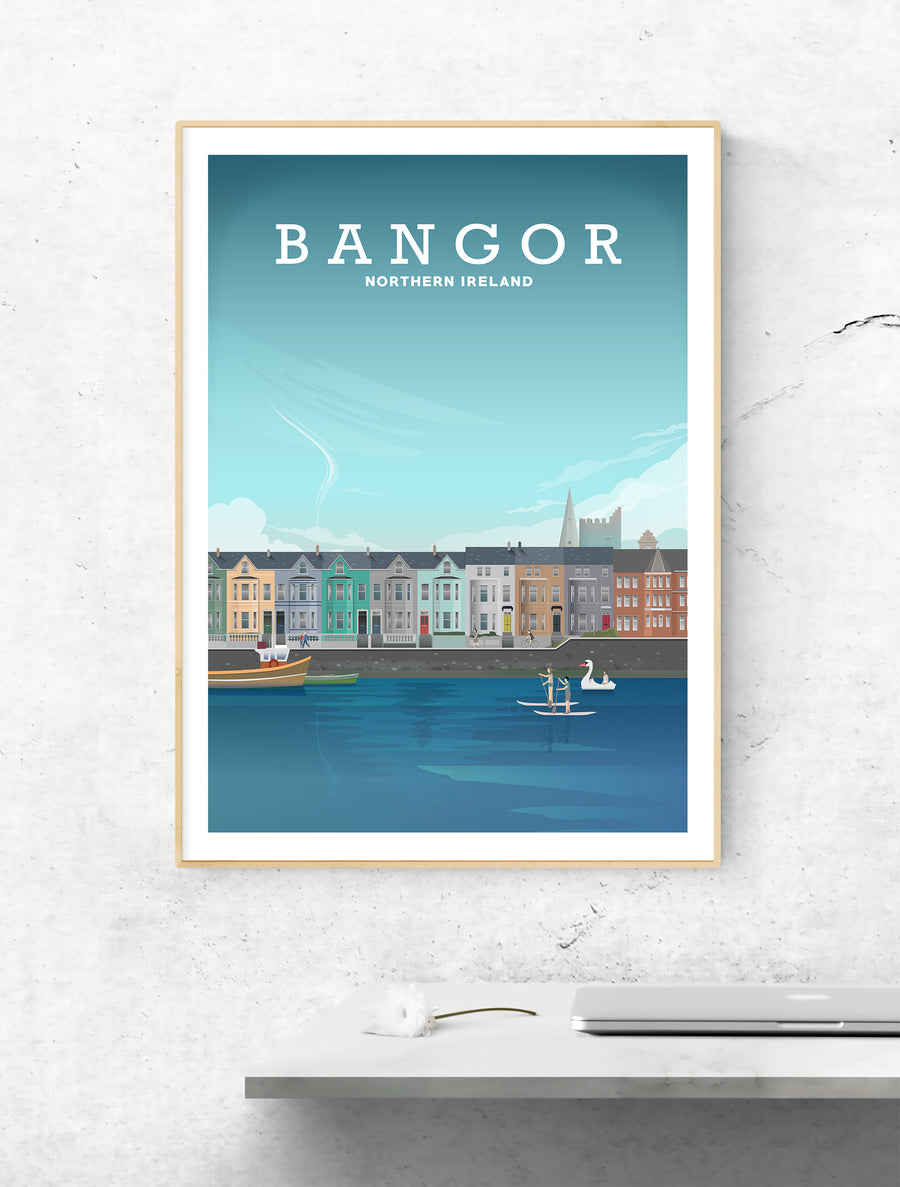 Bangor Travel Print, Northern Ireland