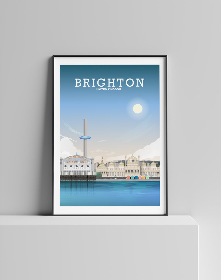 Brighton Poster, Brighton Print, Brighton Pier