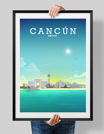 Cancun Poster, Cancun Print, Cancun Mexico