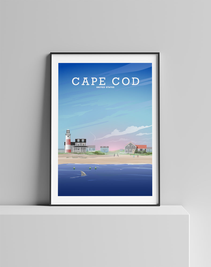 Cape Cod Print, New England Poster, Nantucket, Martha's Vineyard Art