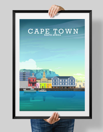 Cape Town Print, Cape Town Poster, South Africa Art
