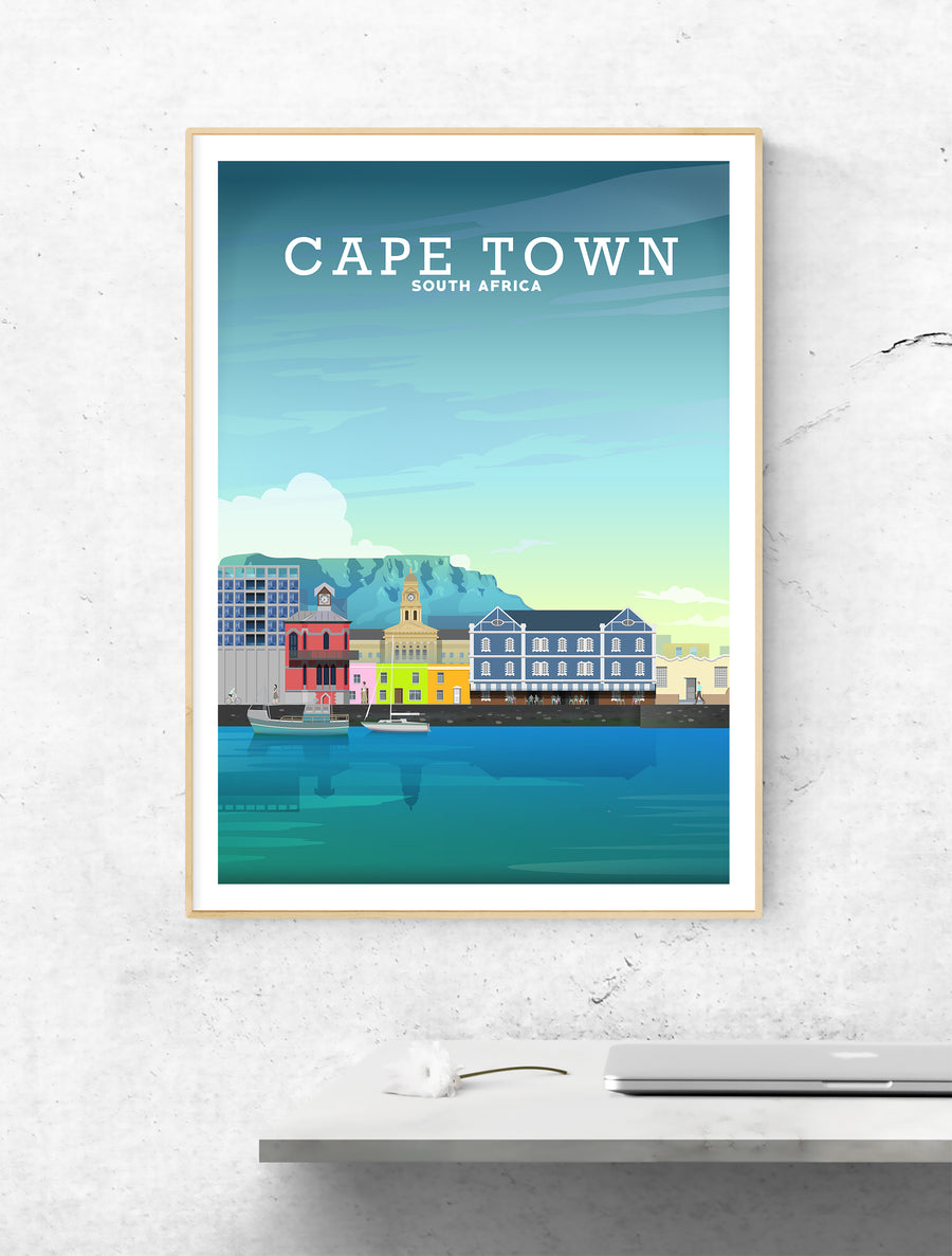Cape Town Print, Cape Town Poster, South Africa Art