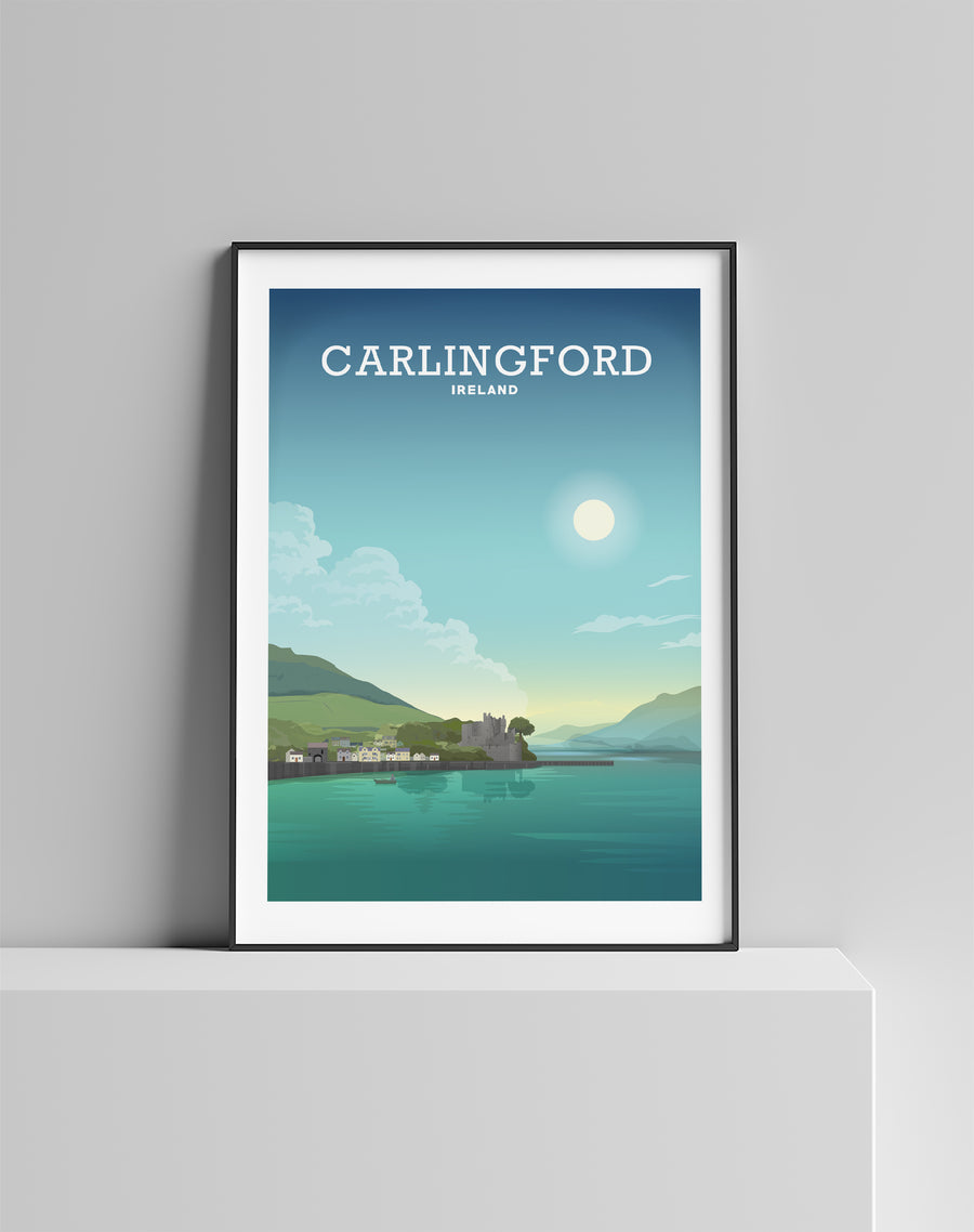 Carlingford Print, County Louth Art, Carlingford Lough Poster