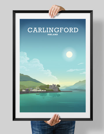 Carlingford Print, County Louth Art, Carlingford Lough Poster