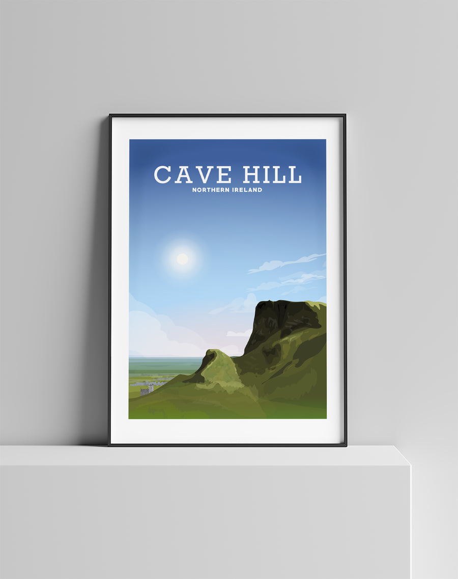 Cavehill Belfast, Cavehill Poster, Cavehill Print Belfast