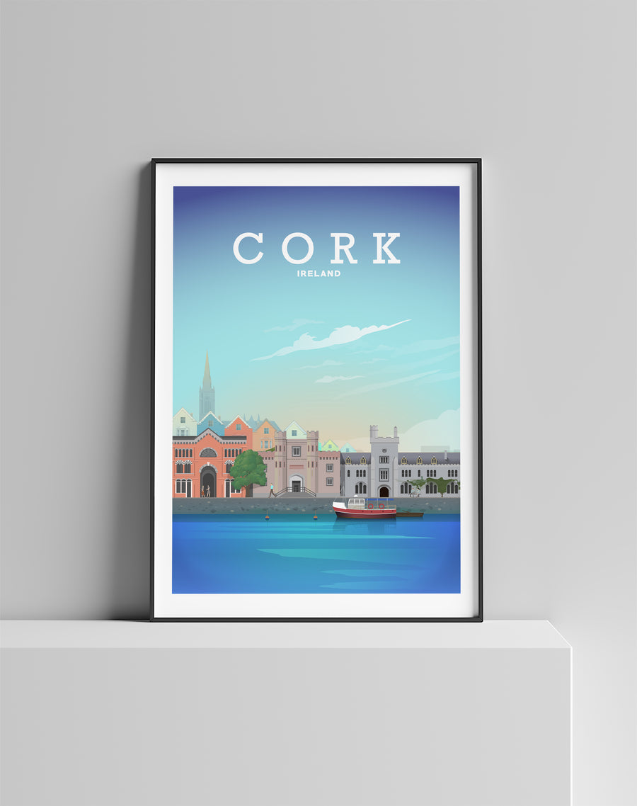Cork Print, Cork City, Cork Poster, Irish Gifts