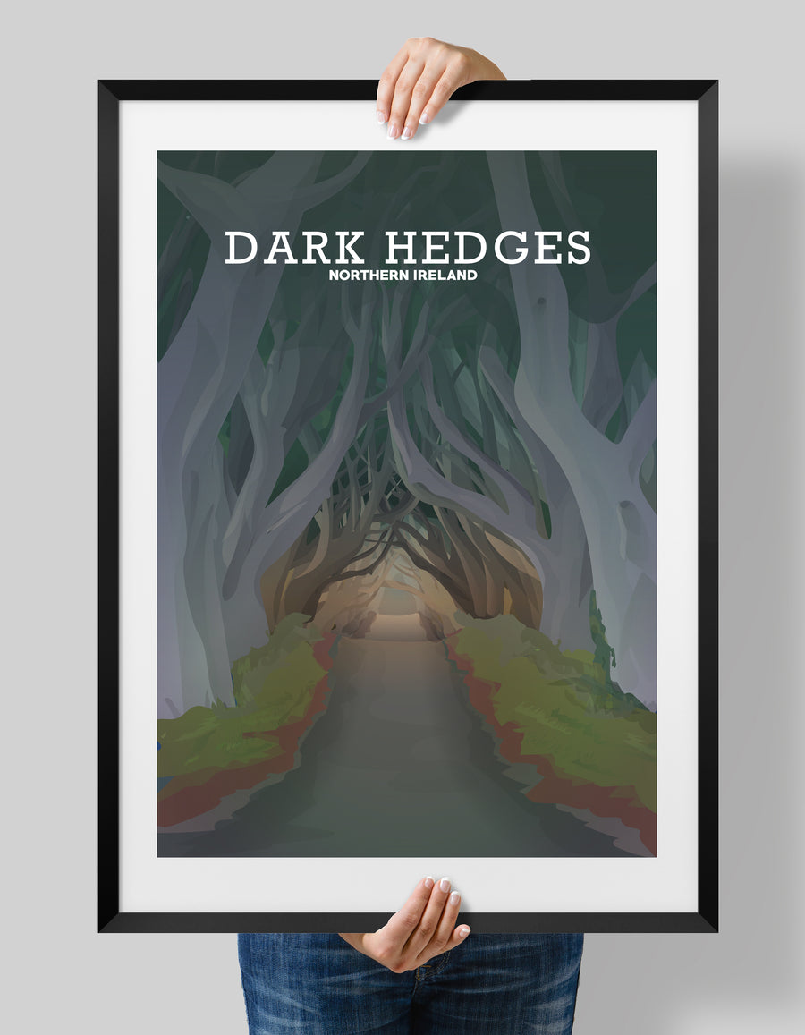 Dark Hedges Print, Kings Road Game Of Thrones