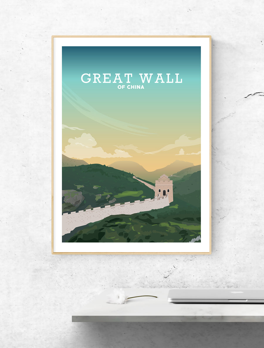 Great Wall Of China Poster, Great Wall Of China Print