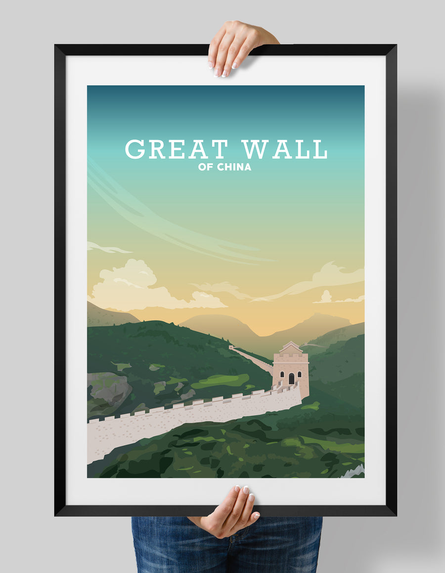 Great Wall Of China Poster, Great Wall Of China Print