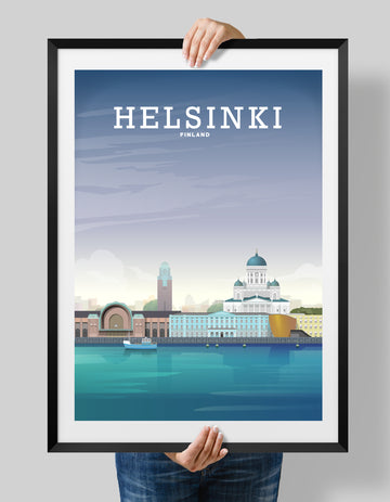 Helsinki Print, Helsinki Poster, Helsinki Finland