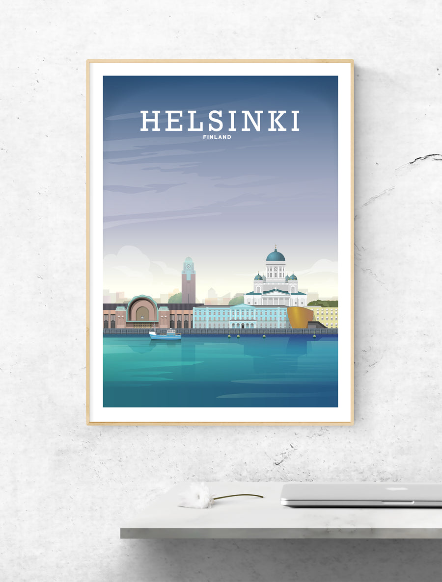Helsinki Print, Helsinki Poster, Helsinki Finland