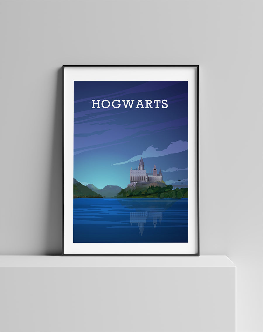 Hogwarts Print, Movie Poster