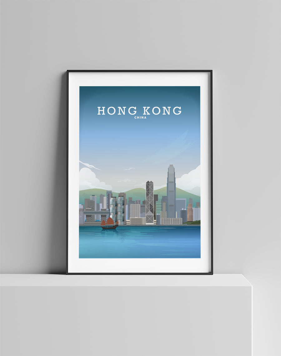 Hong Kong Print, Hong Kong Poster, Hong Kong Art
