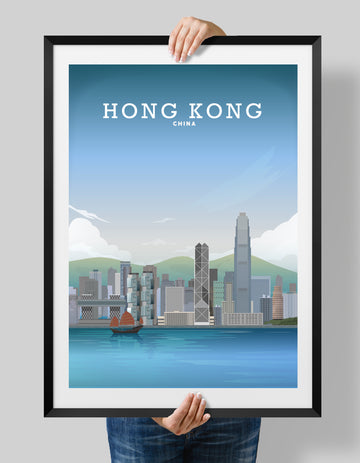 Hong Kong Print, Hong Kong Poster, Hong Kong Art