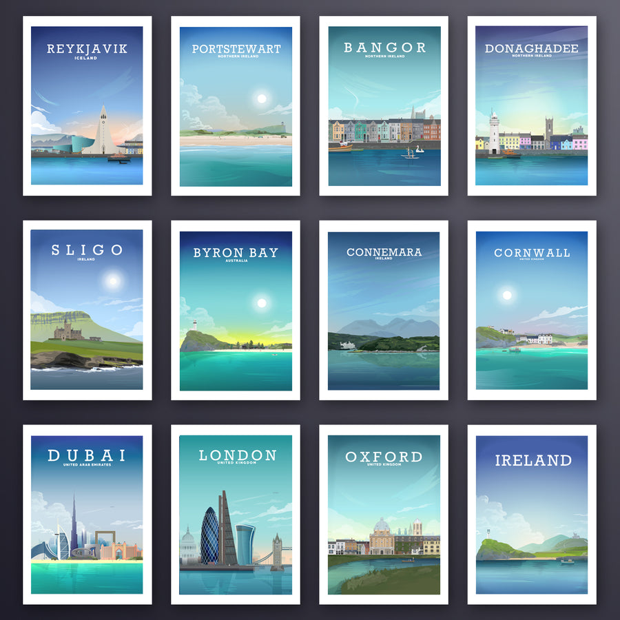 Create Your Own Travel Print - Hillview Prints