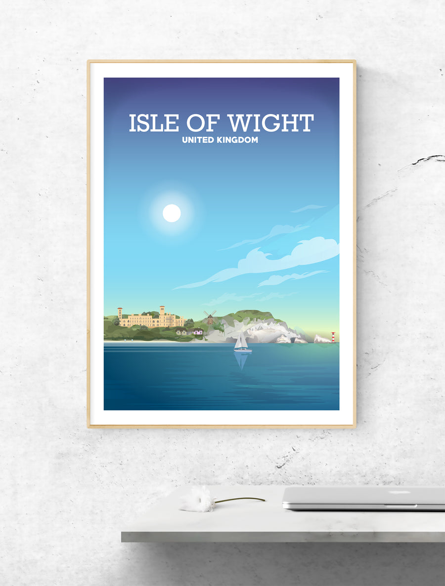 Isle of Wight Print, Isle of Wight England