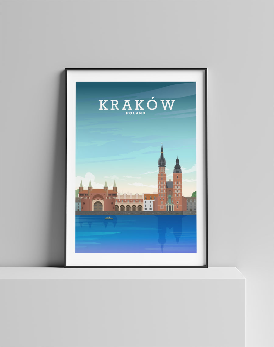 Krakow Poster, Krakow Print, Polish Art