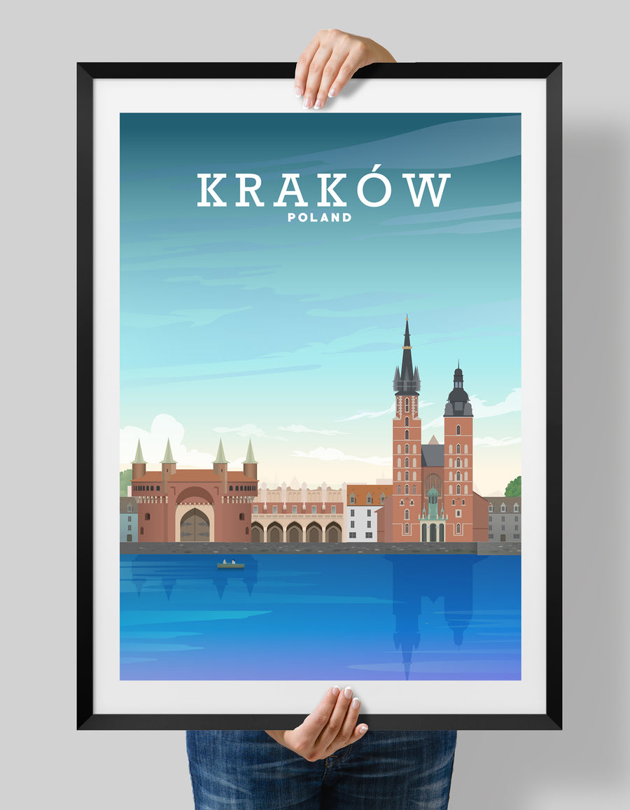 Krakow Poster, Krakow Print, Polish Art