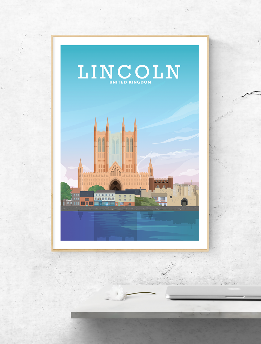 Lincoln Print, Lincoln Cathedral Poster