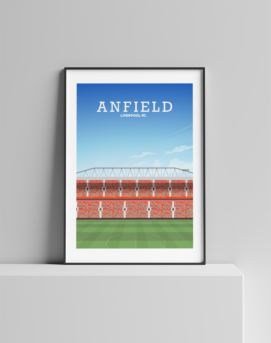Liverpool Print, Anfield Poster, Stadium Art