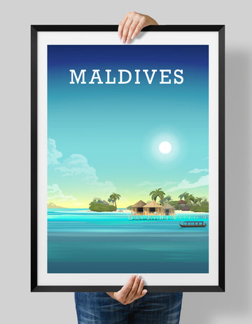Maldives Poster, Maldives Print