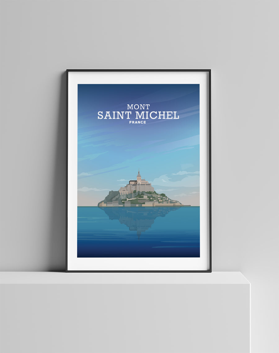 Mont St Michel France, Mont St Michel Print