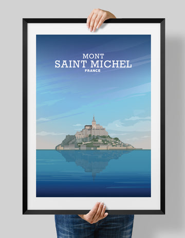 Mont St Michel France, Mont St Michel Print