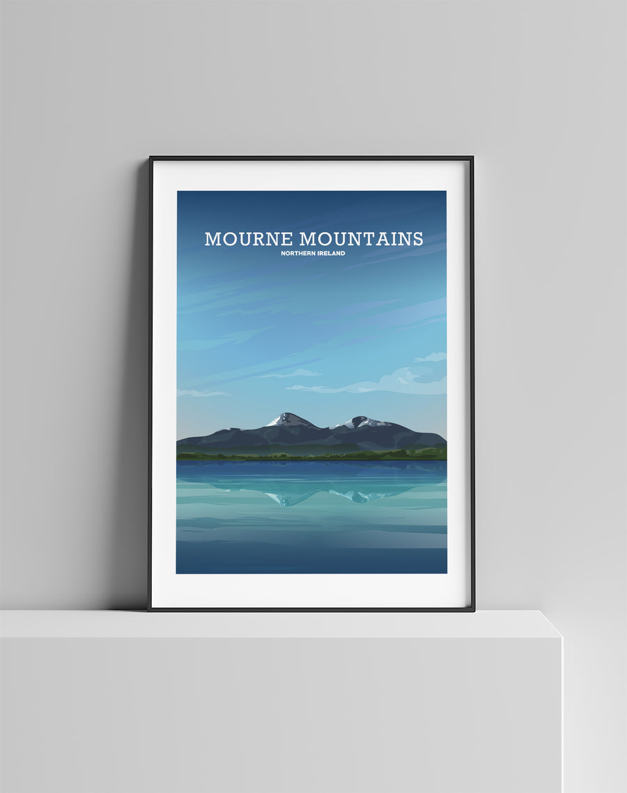 Mourne Mountains Print, Mourne Mountains Northern Ireland