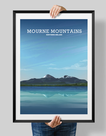 Mourne Mountains Print, Mourne Mountains Northern Ireland