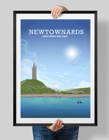 Newtownards Print, Scrabo Tower Northern Ireland