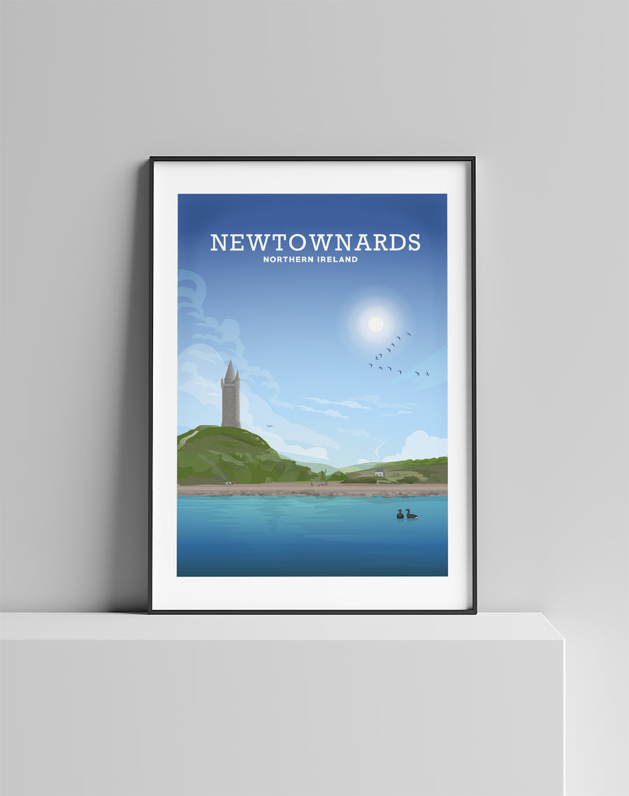Newtownards Print, Scrabo Tower Northern Ireland