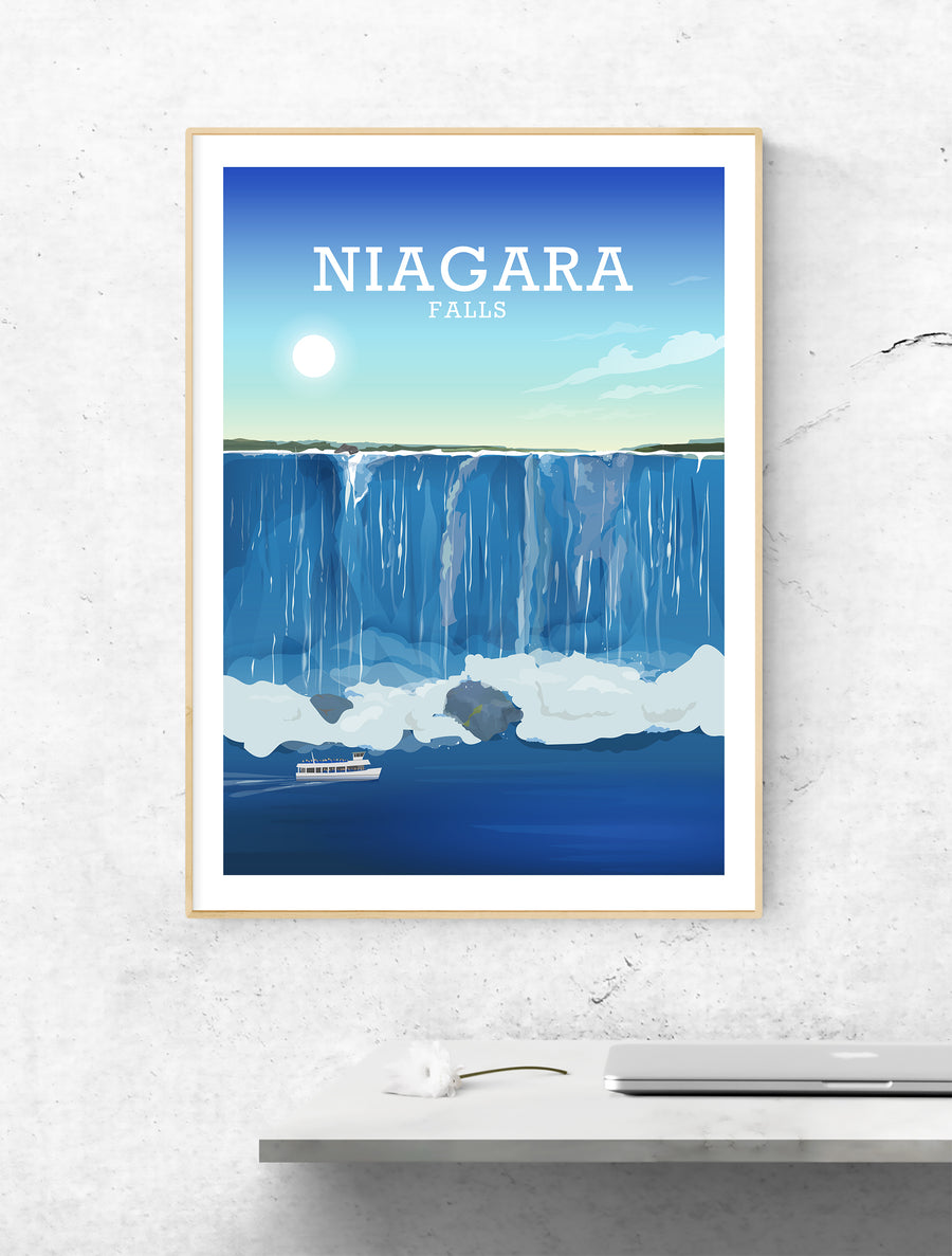 Niagara Falls Poster, Canada Print
