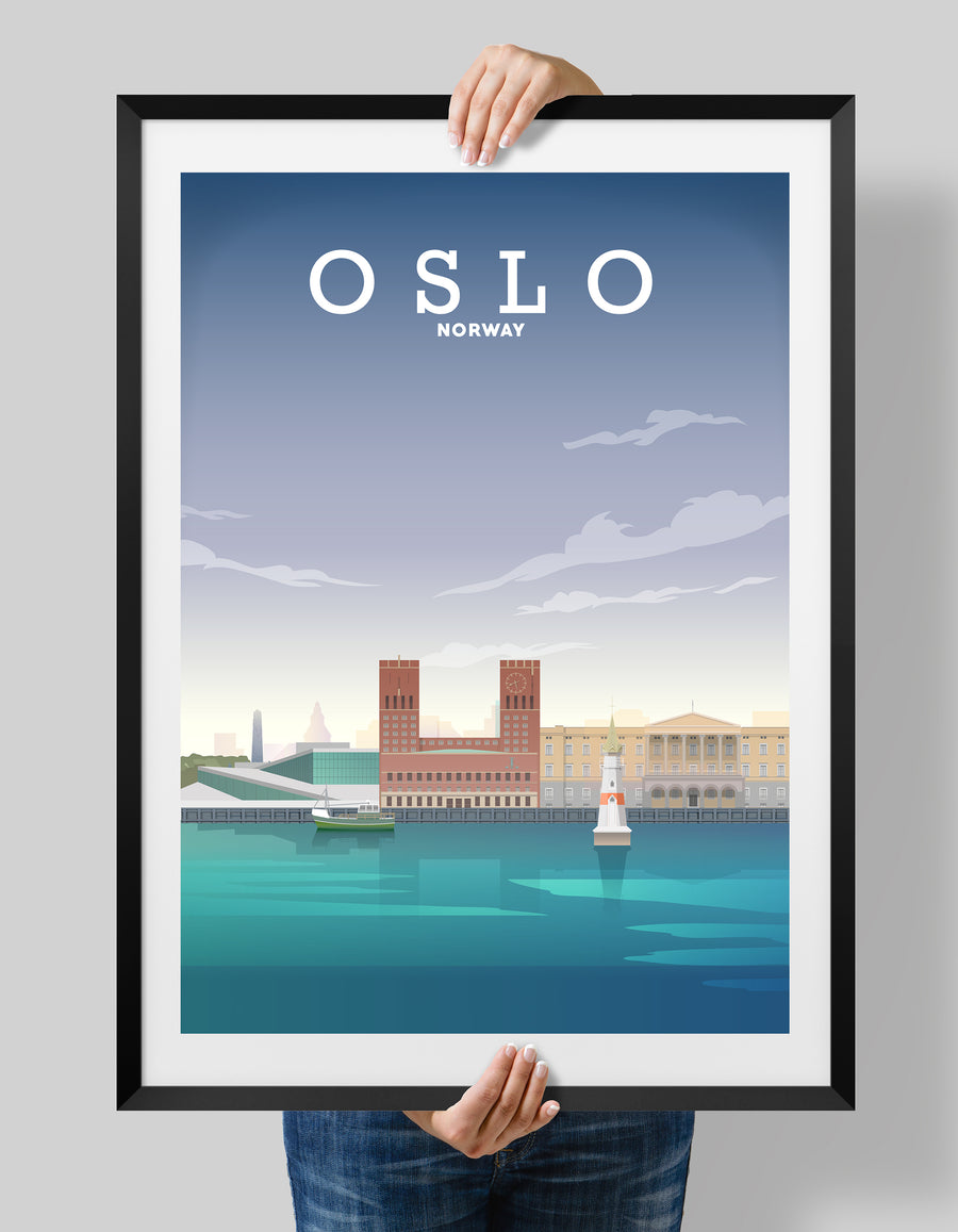 Oslo Norway, Oslo Print, Oslo Poster