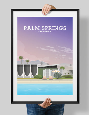 Palm Springs Print, Palm Springs Poster