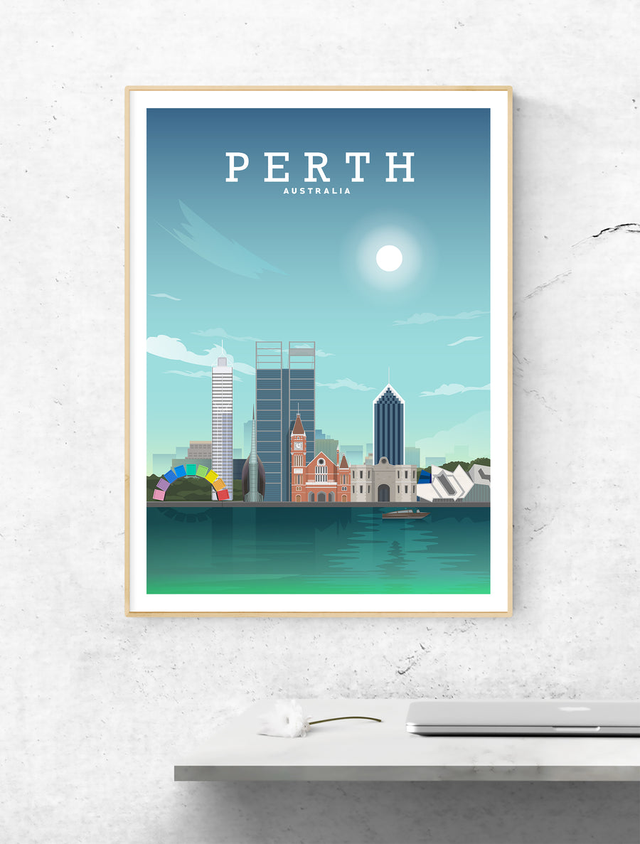 Perth Australia, Perth Poster, Perth Print, Perth WA