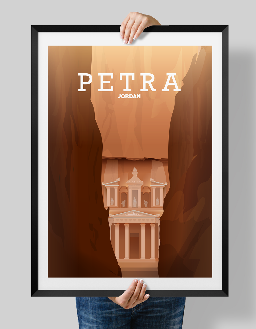 Petra Jordan Wall Art, Petra Print