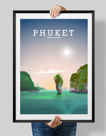 Phuket Poster, Phuket Print, Thailand Gift