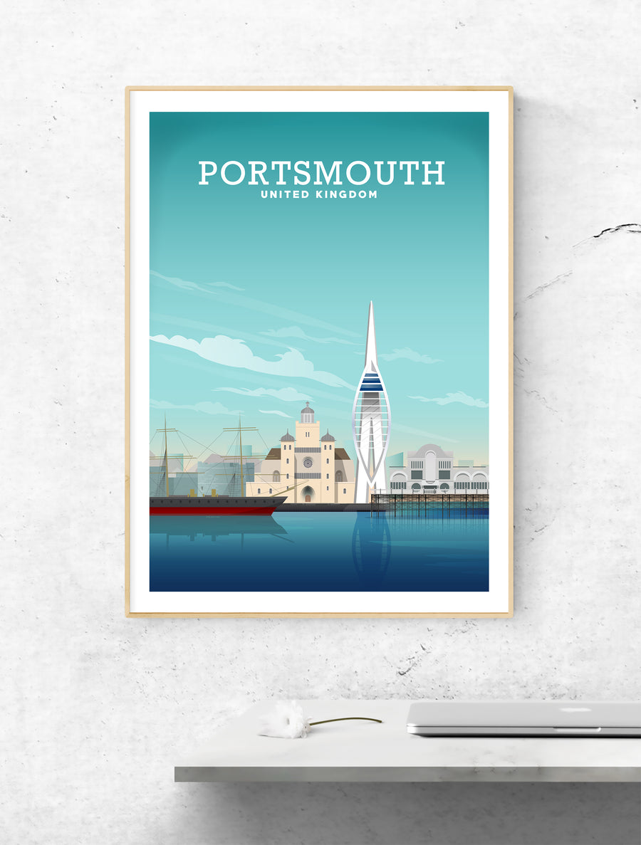 Portsmouth Art, Portsmouth Poster, Portsmouth UK
