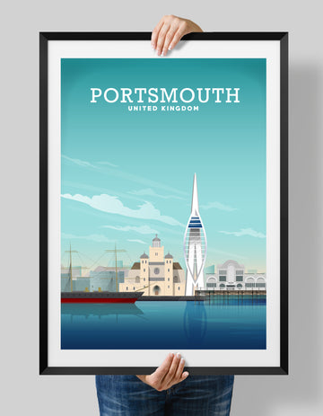 Portsmouth Art, Portsmouth Poster, Portsmouth UK