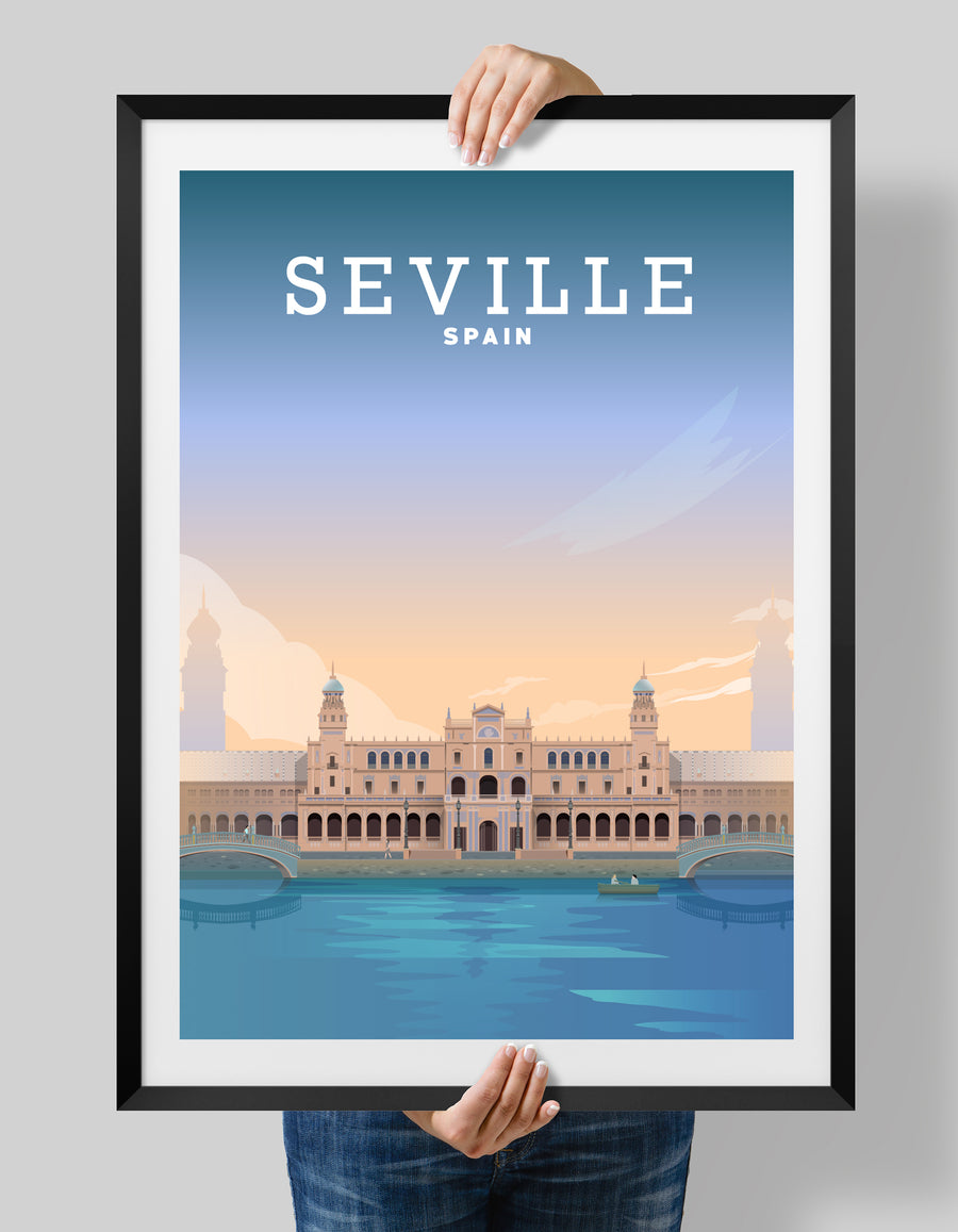 Seville Poster, Seville Spain, Seville Print