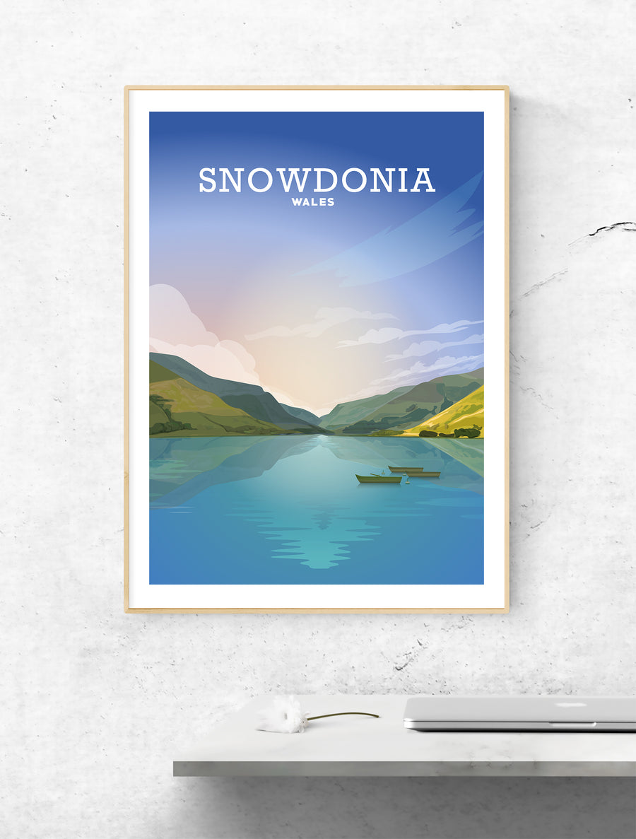 Snowdonia National Park, Snowdonia Wales Print