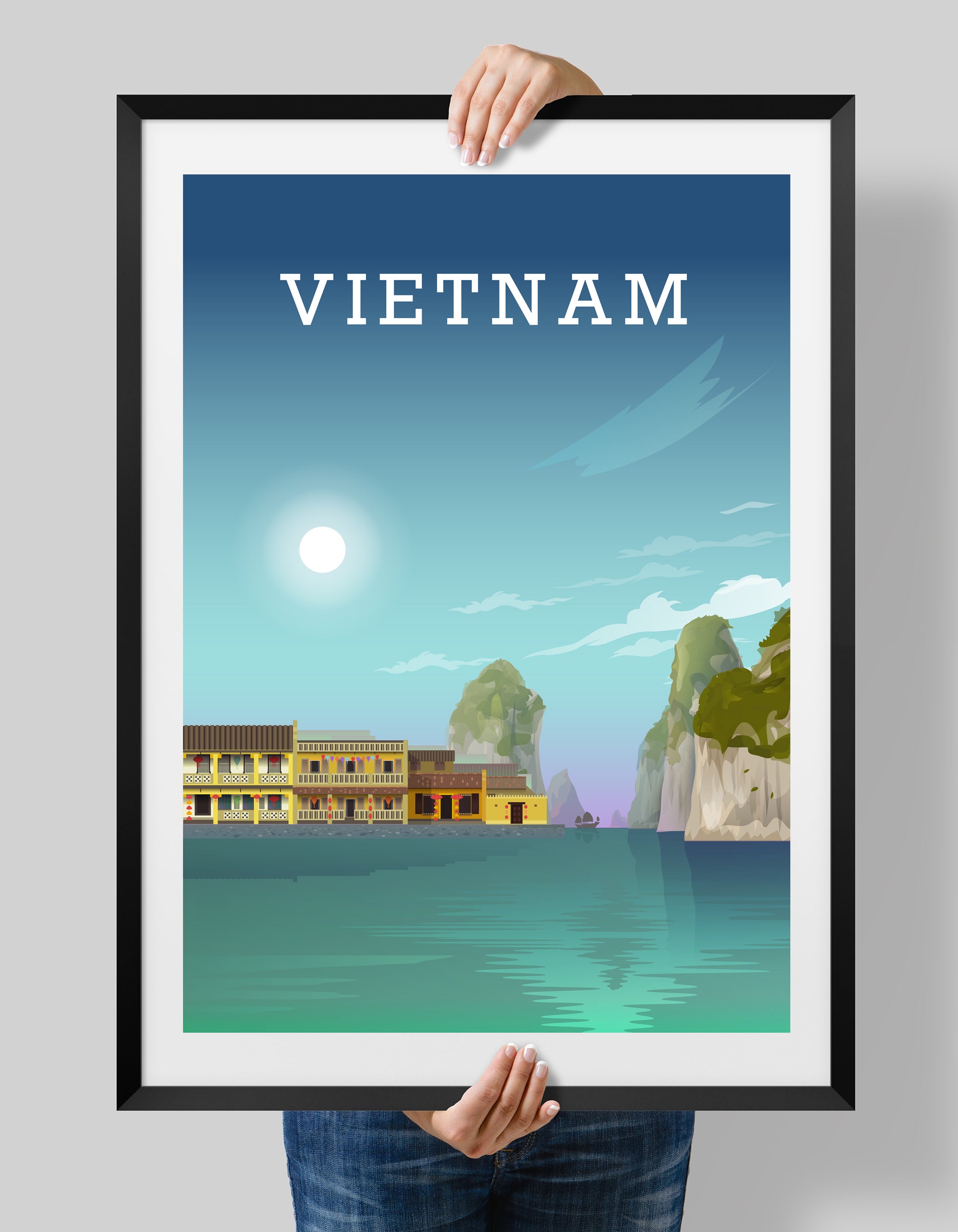 Vietnam Print, Vietnam Poster – Hill View Prints