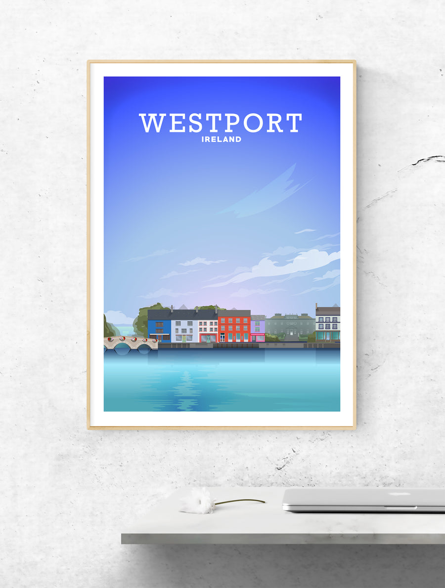 Westport Ireland, Westport Print, Westport Poster