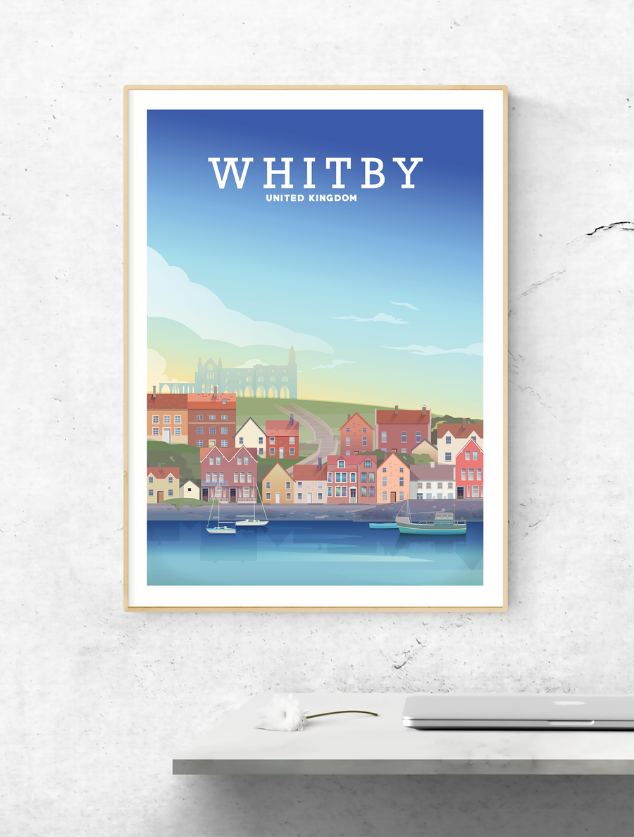 Whitby Harbour, Whitby Print,