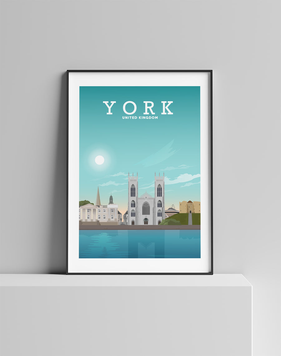 York Print, York Poster, York Art
